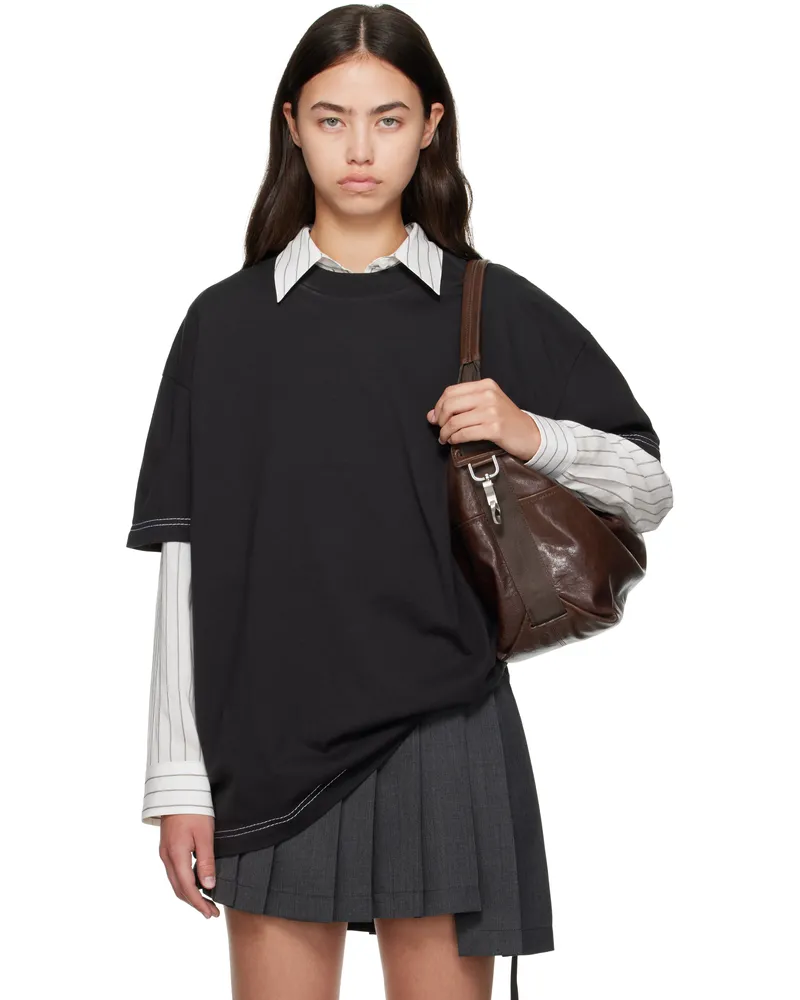 Acne Studios Black Logo T-shirt Bm0