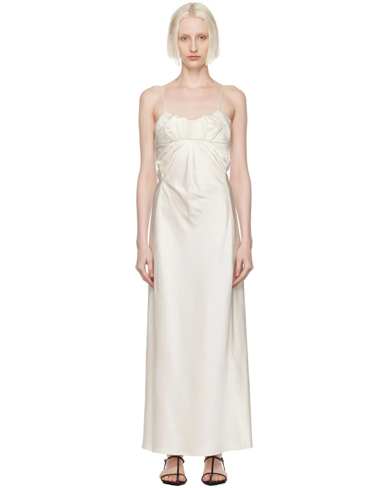 Jil Sander Off-White Evening Maxi Dress 101
