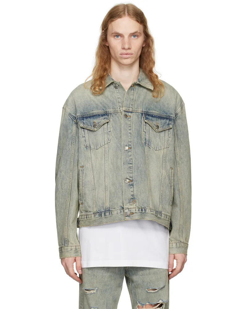 ksubi Blue Oh G Denim Jacket Denim