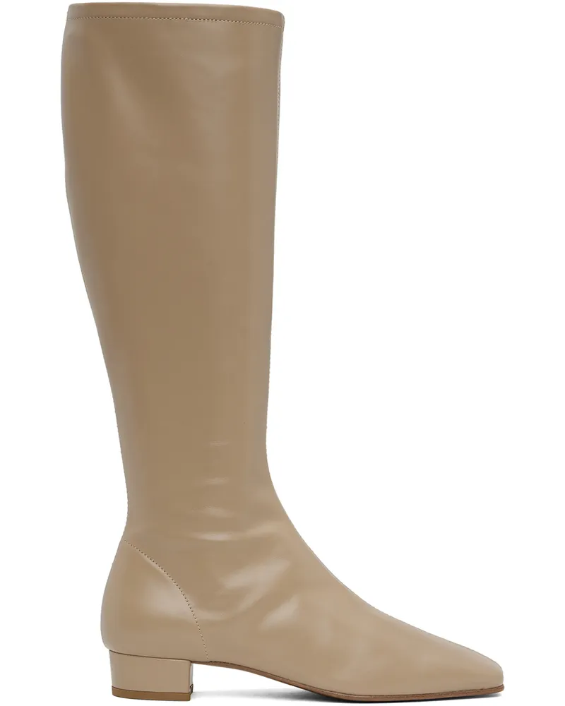 by FAR Taupe Edie Tall Boots Bg017