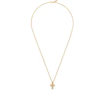Gold Medium Notre-Dame Cross Necklace