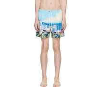 Blue Procida Swim Shorts