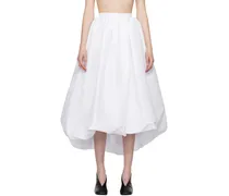 SSENSE Exclusive White Nina Midi Skirt