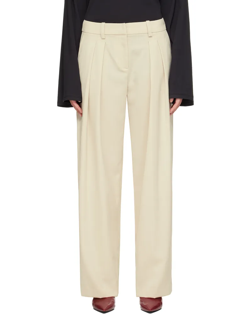 FRANKIE Shop Beige Daytona Trousers 109