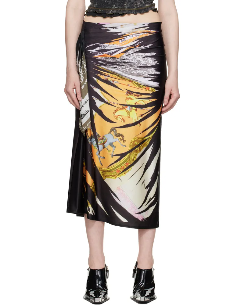 Diesel Multicolor O-Pary Midi Skirt 8fga