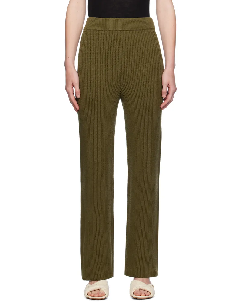 Jil Sander Khaki Wool Trousers 312