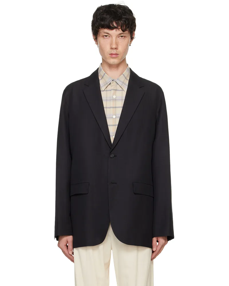 ATON Black Tailored Blazer 005