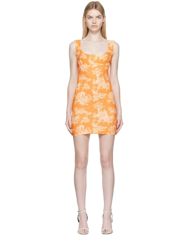 Miaou Orange Vivi Minidress Clementine