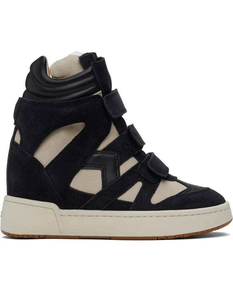Isabel Marant Black & Gray IM3 Sneakers Black