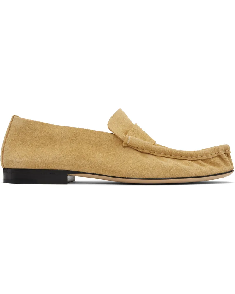 The Row Tan Soft Loafers Yll