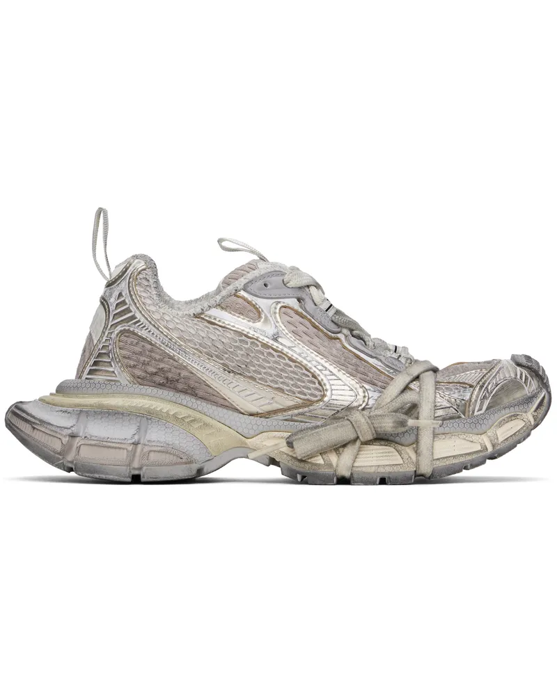 Balenciaga Silver & Beige 3XL Sneakers 9191