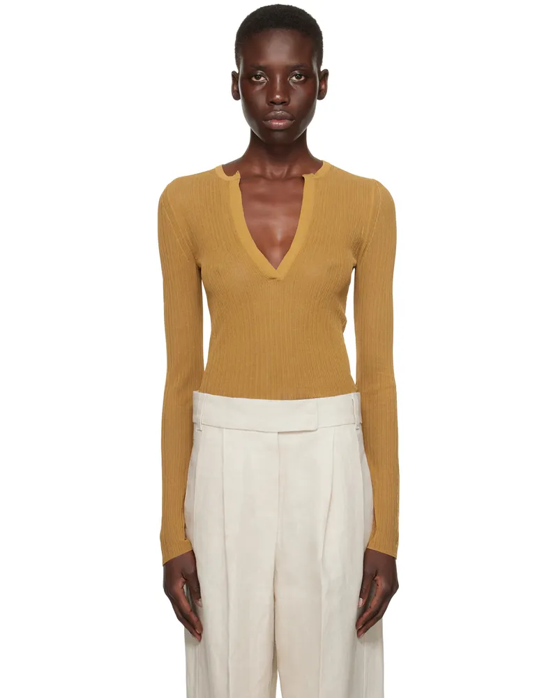 Max Mara Brown Saggina Sweater 6
