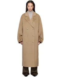 Loulou Studio Taupe Borneo Coat Taupe