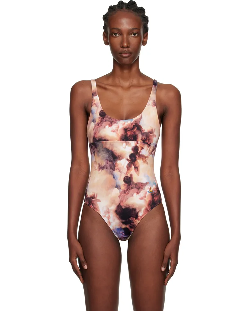 Vivienne Westwood Multicolor Straight Line Swimsuit O401