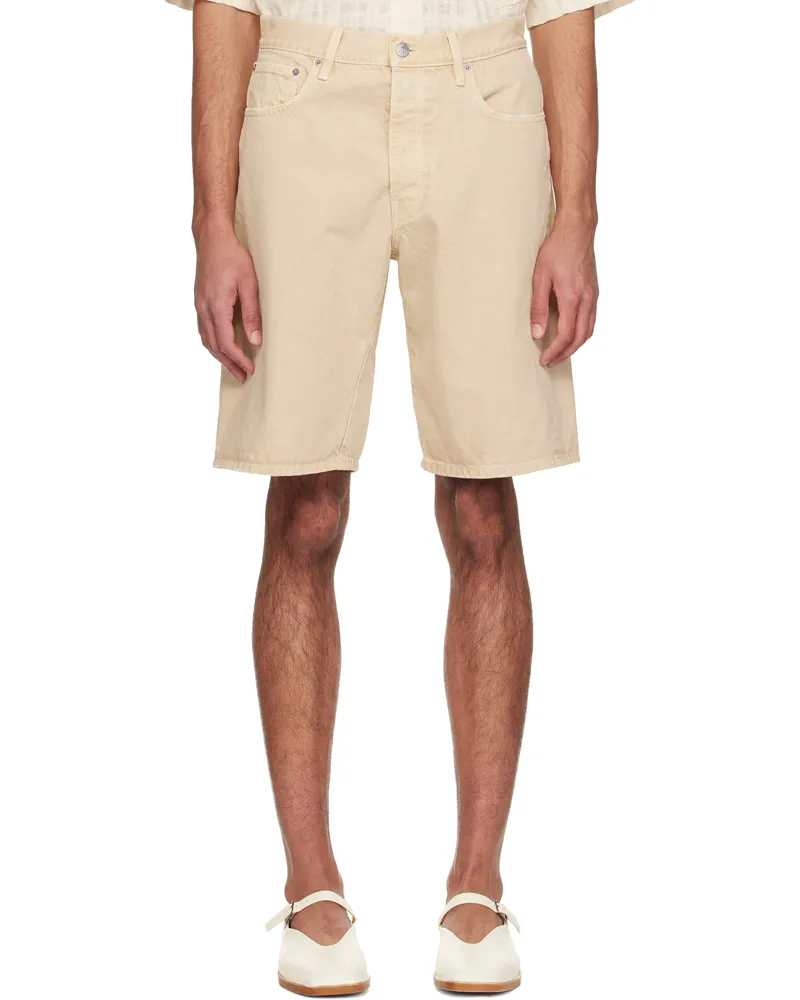 Sunflower Beige Wide Twist Shorts Vintage
