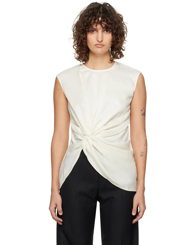 Beaufille Off-White Bourdin Blouse Porcelain