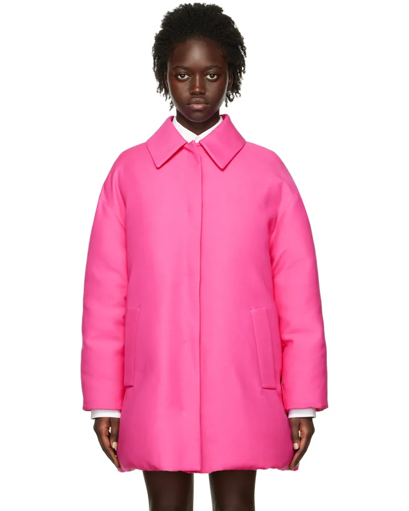Valentino Garavani Pink Pocket Down Jacket Uwt