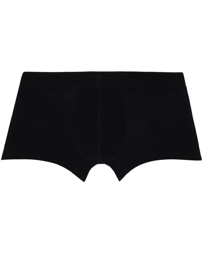 AMI Paris Black Ami de Cœur Boxers Black