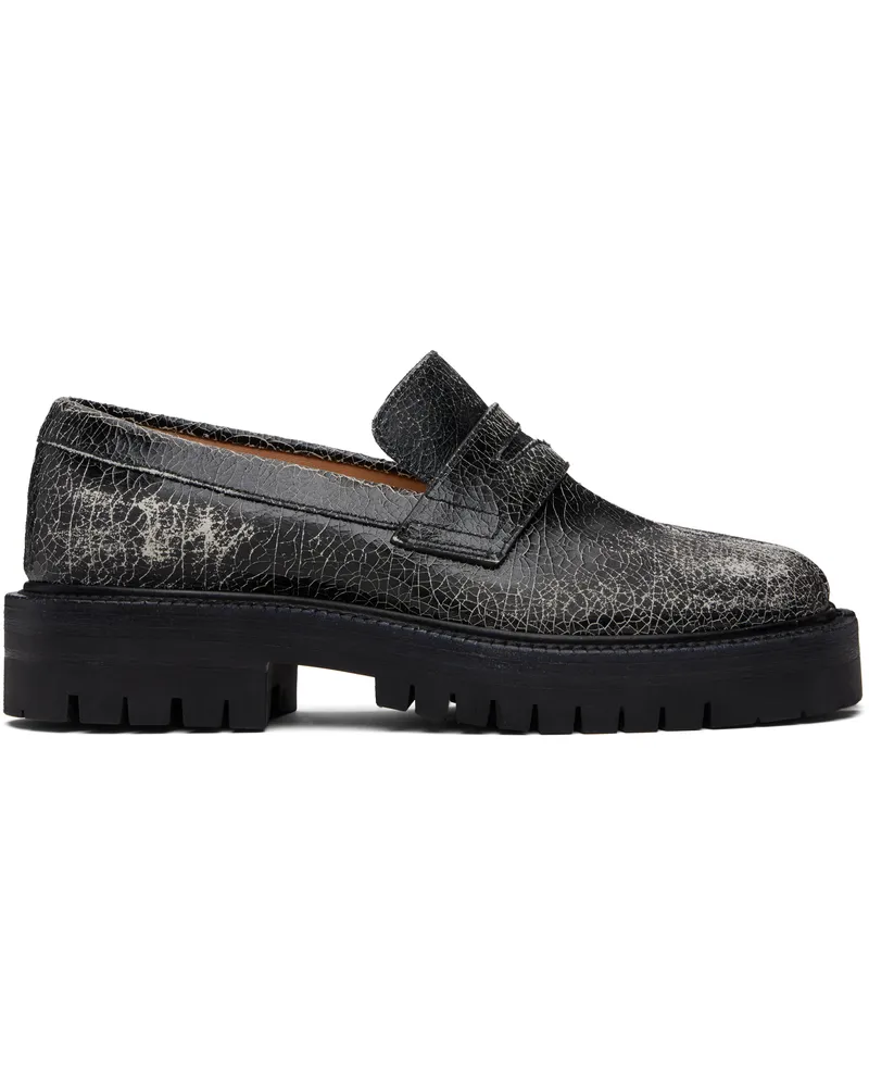 Maison Margiela Black Tabi County Loafers H8328