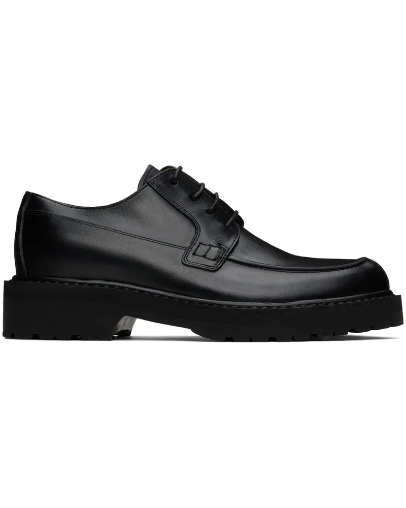 Dries van Noten Black Leather Derbys Black