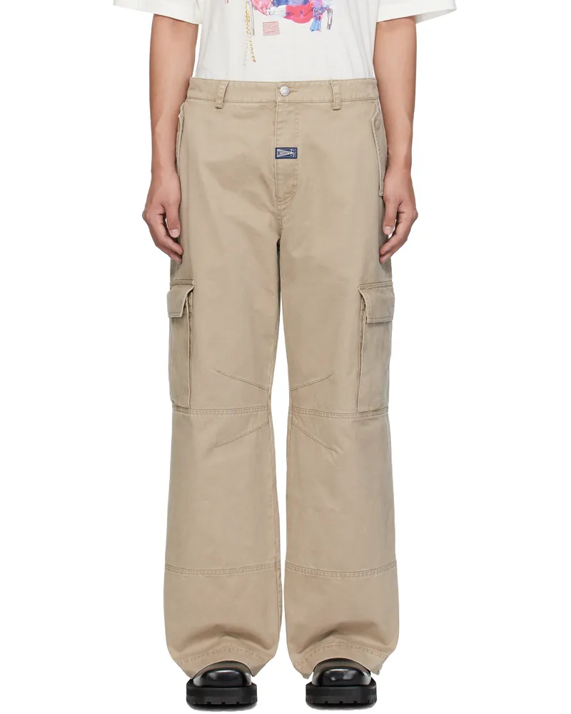 MISBHV Beige Perfect Cargo Pants Beige