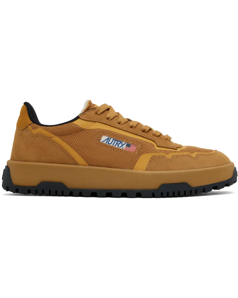 AUTRY Tan Wildpace Low Sneakers Dragon
