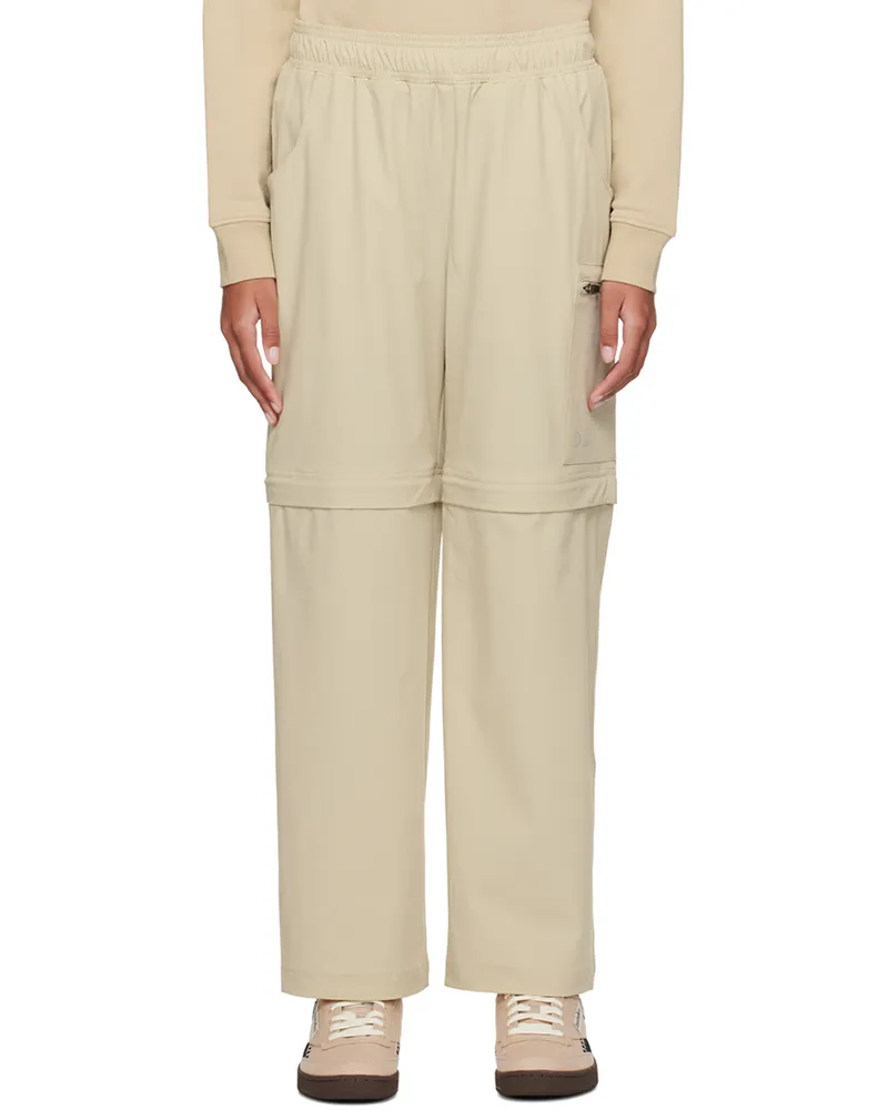 Dime Beige Zip Off Trousers Sand