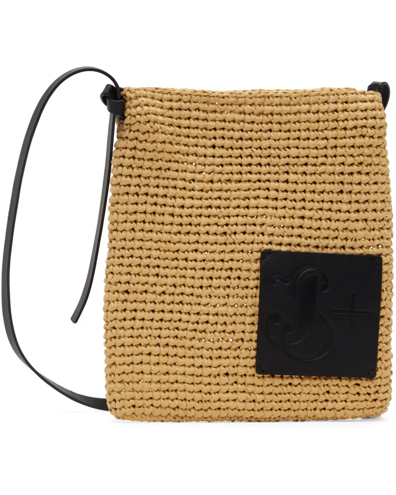 Jil Sander Beige Crochet Crossbody Bag 280