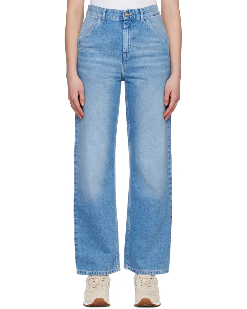 Carhartt WIP Blue Simple Jeans 01zo