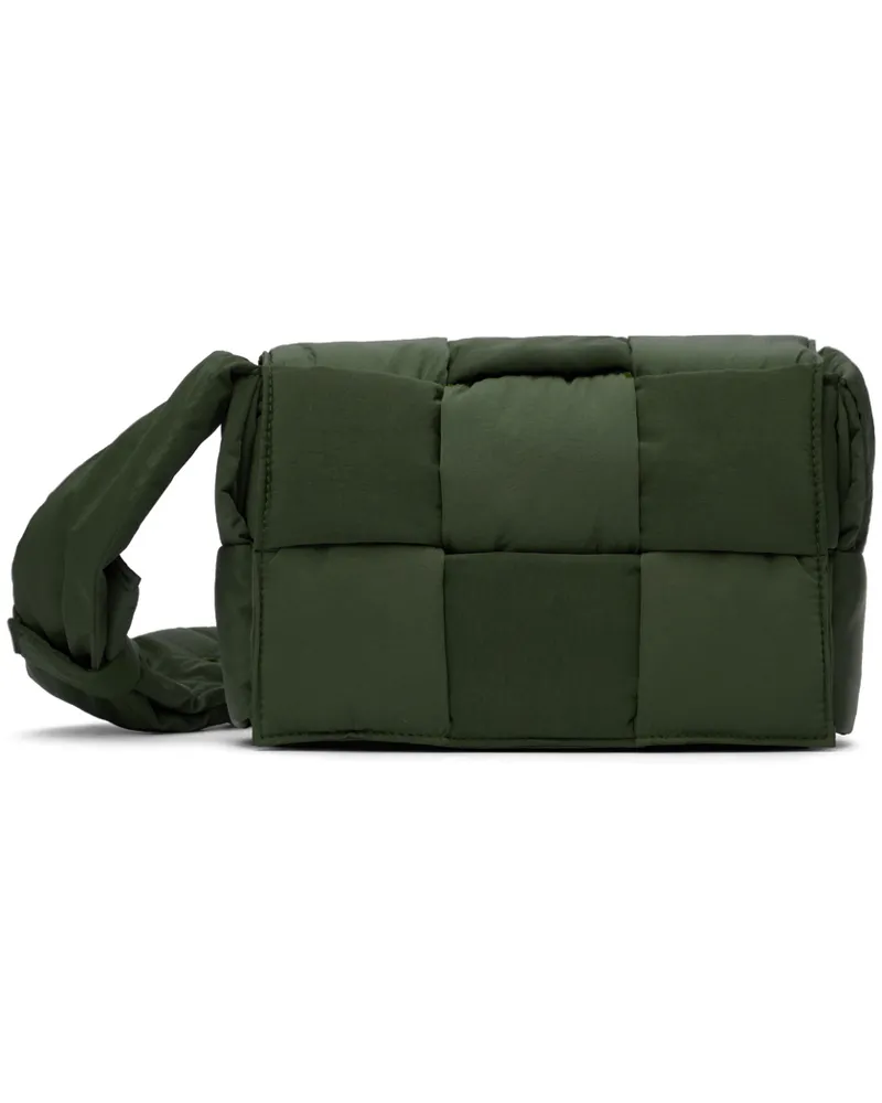 Bottega Veneta Green Small Padded Tech Cassette Bag 3061-raintree