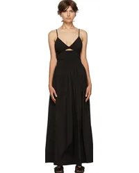 Esse Studios Black Tri Knit Maxi Dress Black