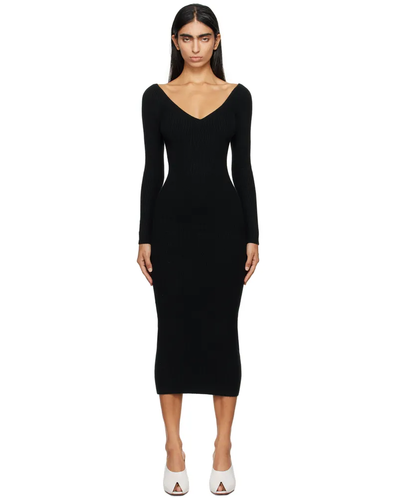 arch4 Black Bridgewater Midi Dress Black