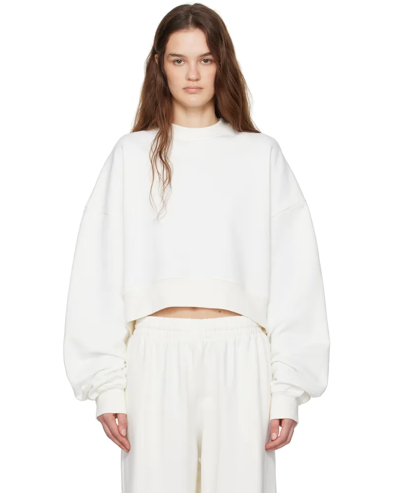 WARDROBE.NYC Off-White Hailey Bieber Edition HB Track Sweatshirt Off