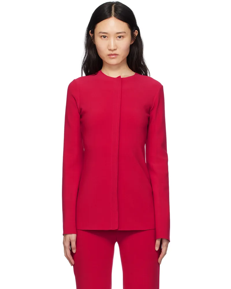 Birrot Pink Lay2 Blouse Berry