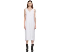 White 'The Tie' Midi Dress