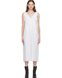 Deiji Studios White 'The Tie' Midi Dress White