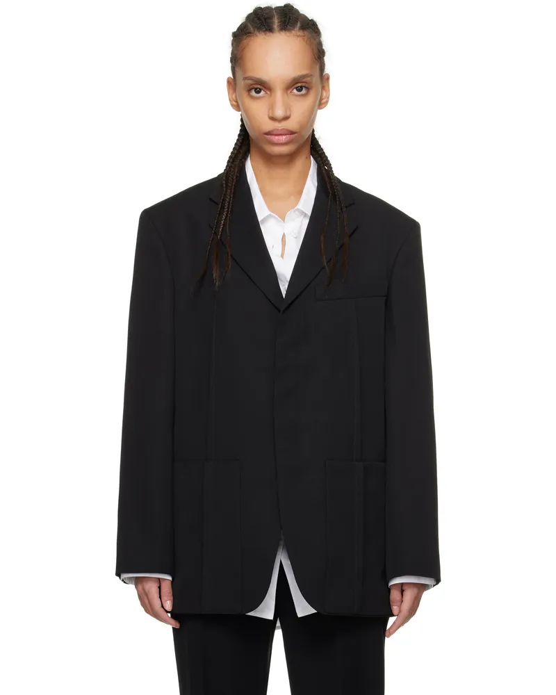 Jacquemus Black Les Classiques 'La veste d'Homme' Blazer 990