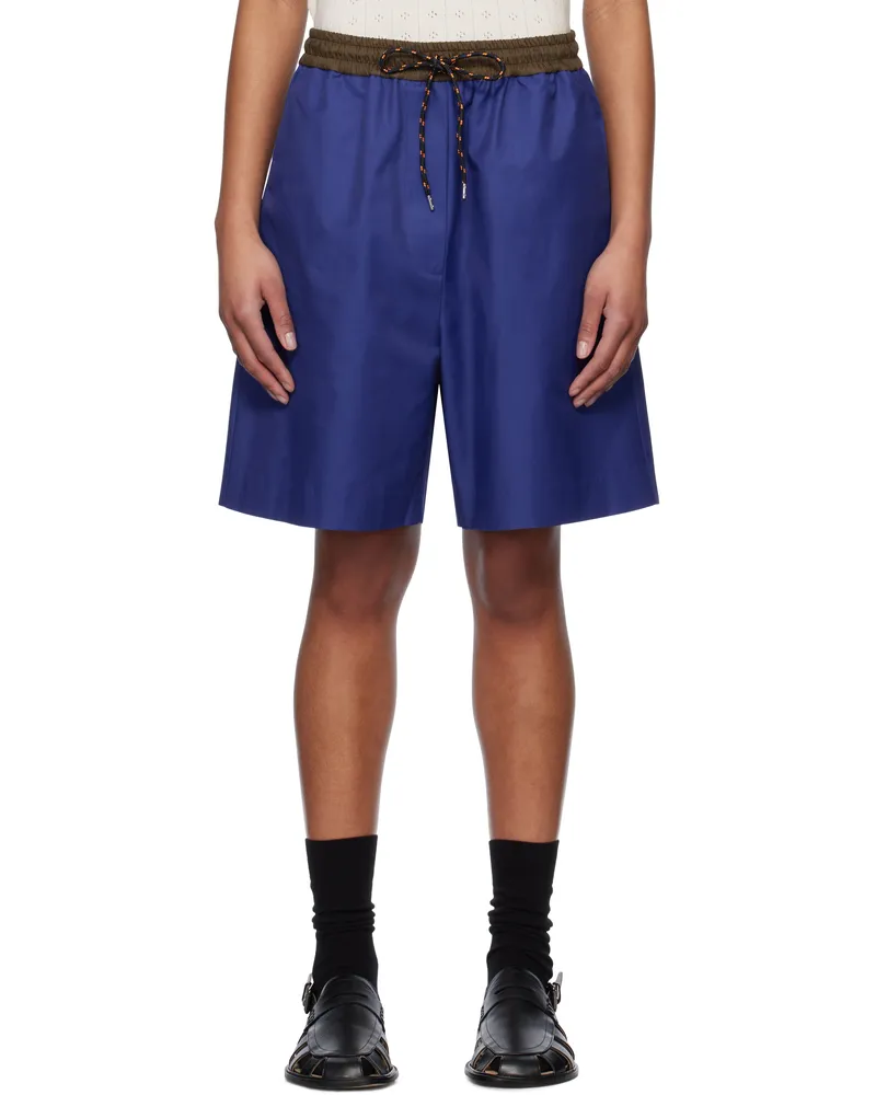 CORDERA Blue Sailing Bermuda Shorts Klein
