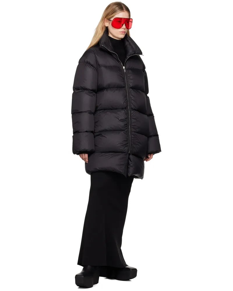 Rick Owens Black Porterville Turtle Down Coat - bei MyBestBrands shoppen