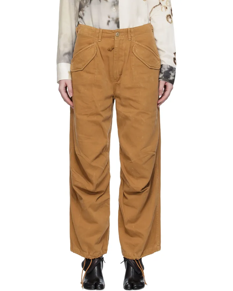 R13 Tan Military Trousers Light