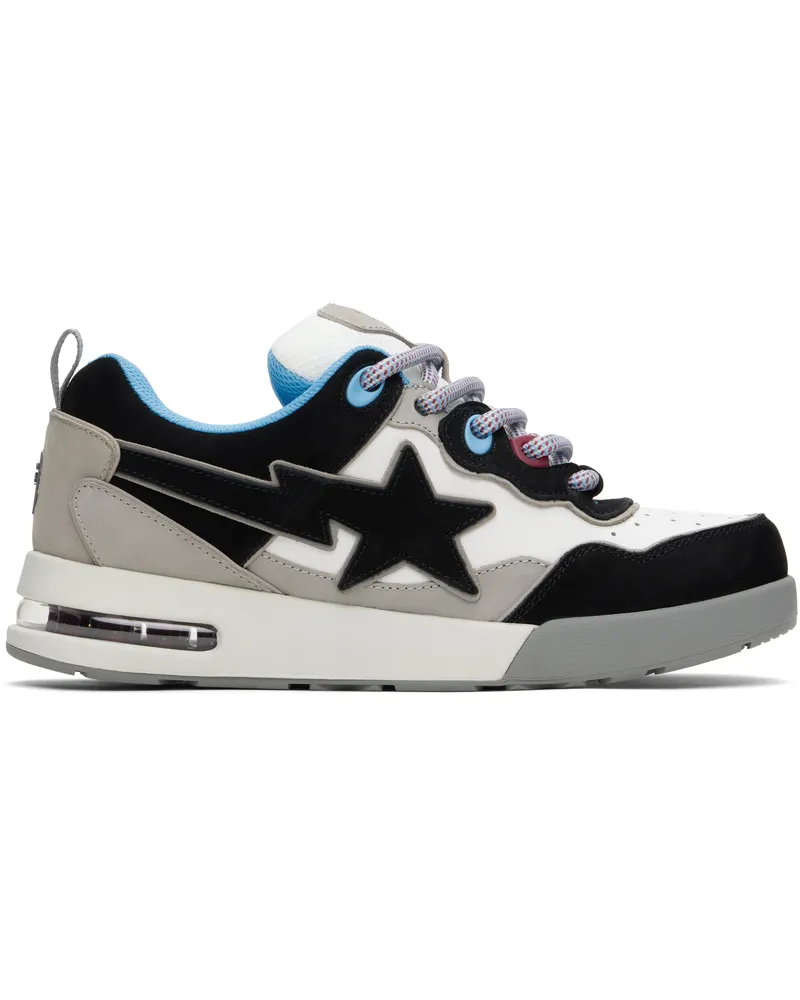 BAPE Black & White FLIP STA Sneakers Black