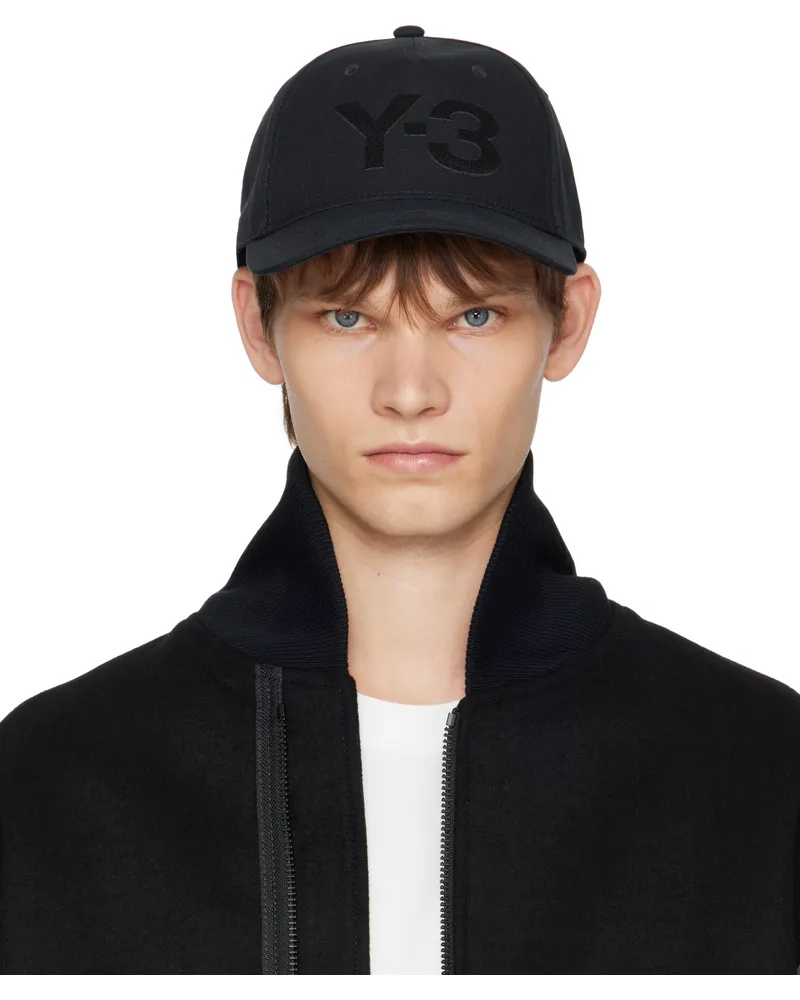 Y-3 Black Classic Logo Cap Black