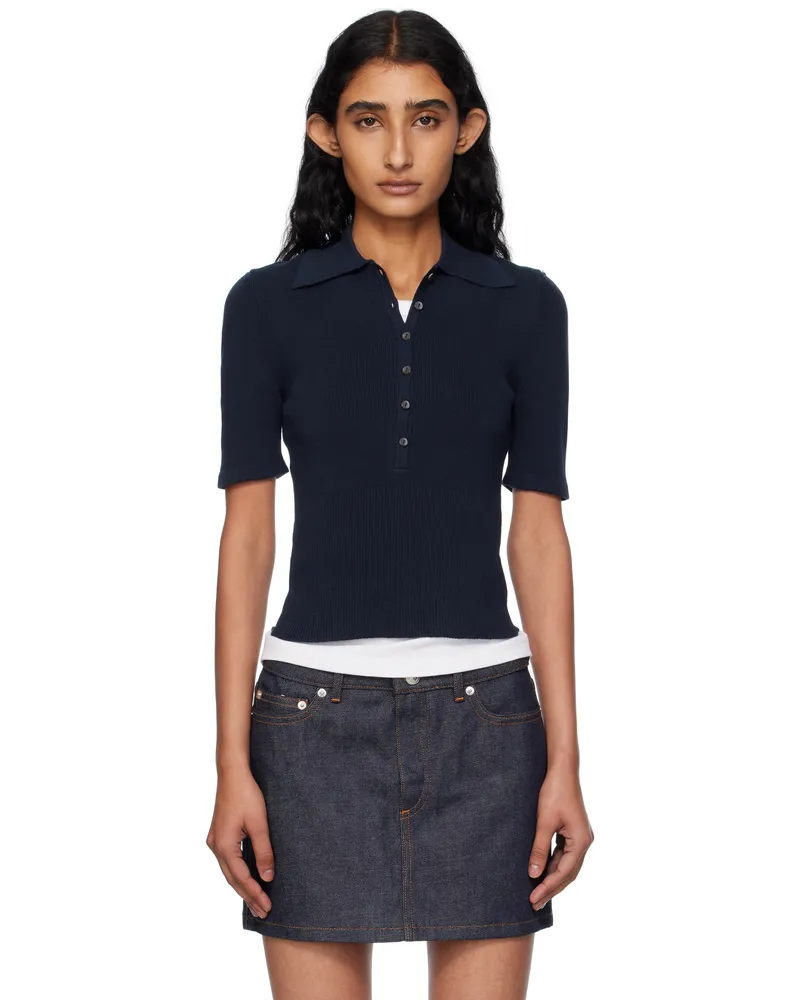 A.P.C. Navy Joelle Polo Iak