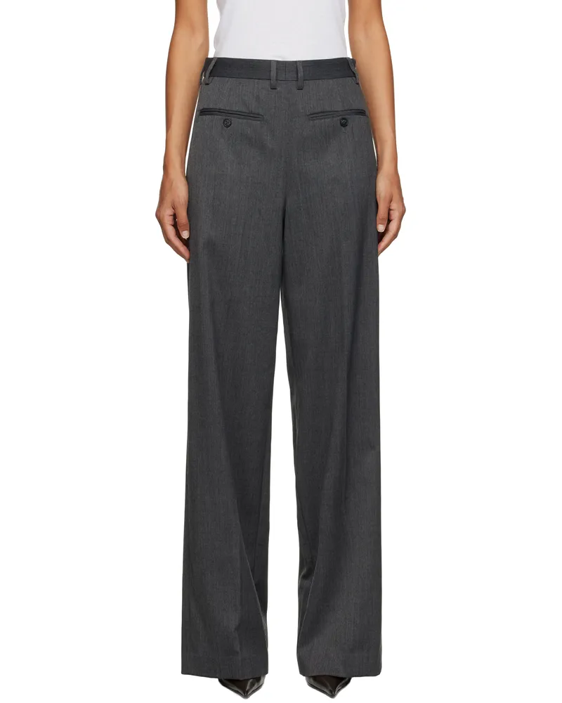 Maison Margiela Gray Tailored Trousers 860m