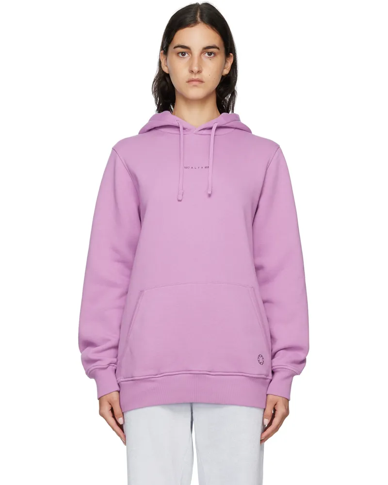 1017 ALYX 9SM Purple Printed Hoodie Pnk0008