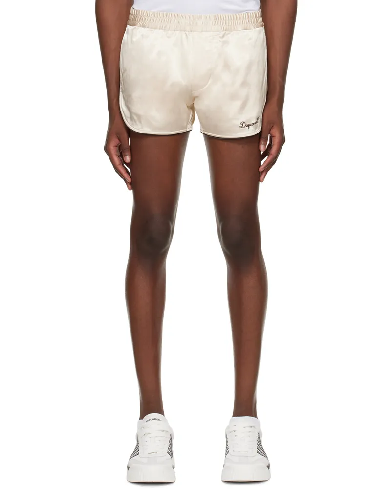 Dsquared2 Beige Suite Shorts 900