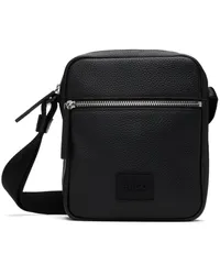 HUGO BOSS Black Faux-Leather Reporter Bag 001-black