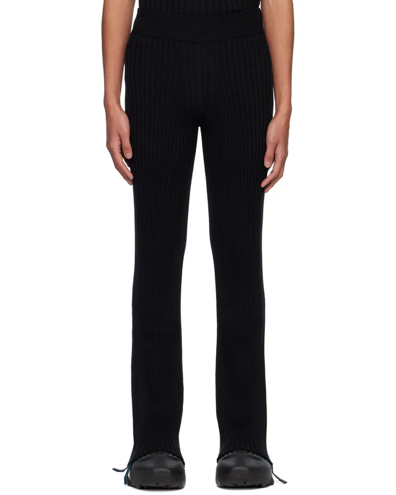 Dion Lee Black Gathered Utility Lounge Pants Black