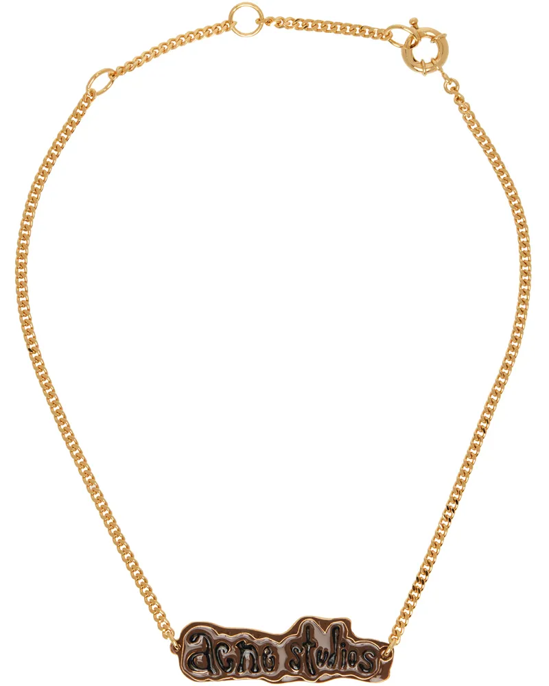 Acne Studios Gold Label Necklace Crf