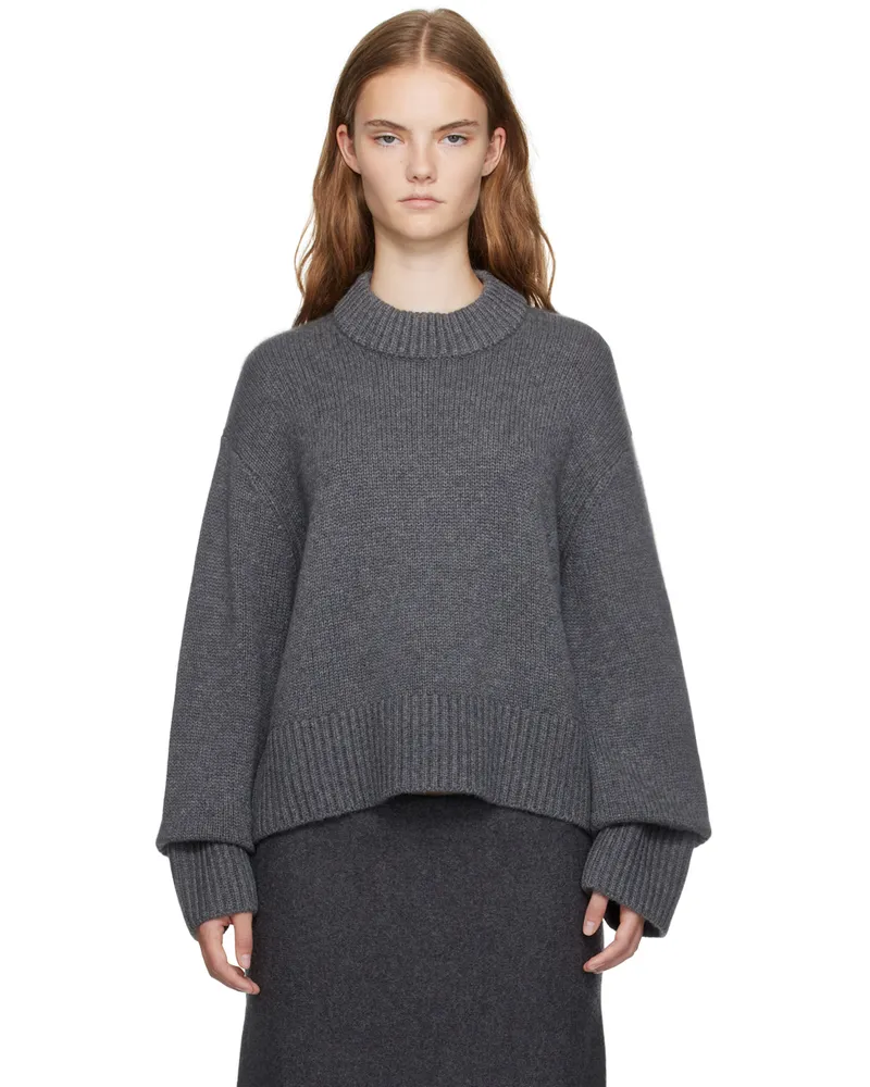 Lisa Yang Gray Sony Sweater Gr